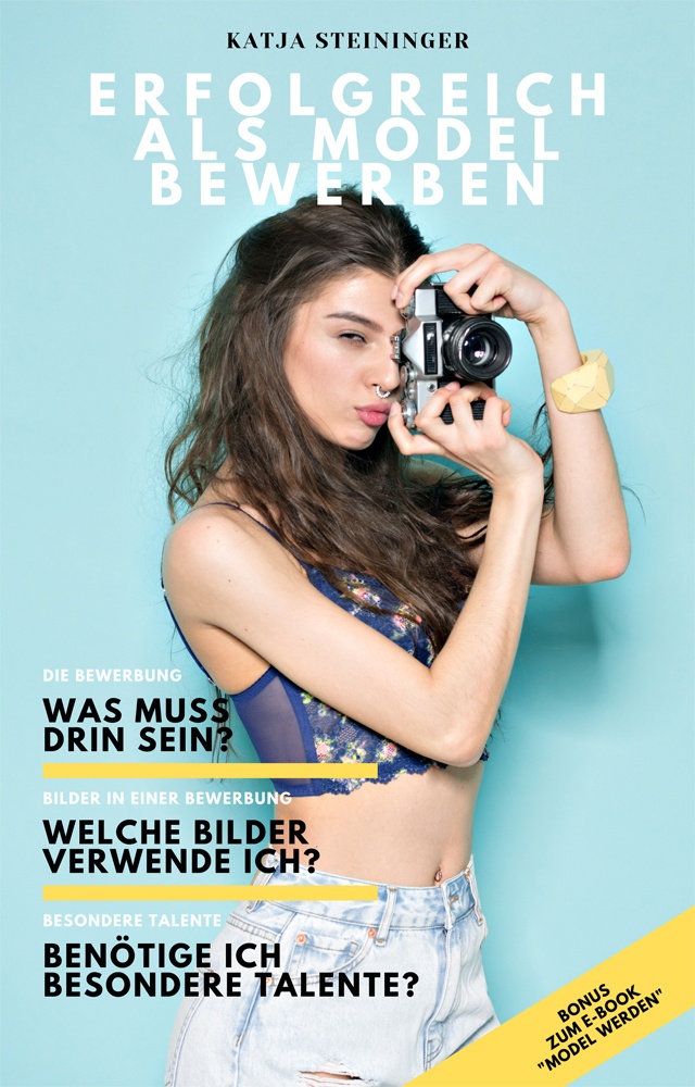 Digitales E-Book mit Strategien zur Modelbewerbung, Sedcard, Casting und Modelkarriere